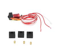 Ensemble d'extrémité chaude d'extrudeuse de résistance à haute température, kit de pièces d'imprimante 3D, extrudeuse MK8 assemblée avec buses de 0,4 mm, extrémité chaude de