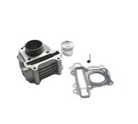 Ensemble d'extrémité de kit de cylindre et de piston de 39 mm Compatible avec scooter à quatre temps refroidi par air de 49 cc, cyclomoteur ATV Quad compatible avec GY6 50 139QMB 1P39QMB