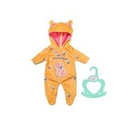 Ensemble d'habits de poupée - BABY born - Little Bear Onesie - Orange - Pliable - Pour poupée jusqu'à 36cm