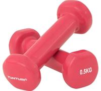 Ensemble d'haltères courts Tunturi, haltères colorés avec 2 x 0,5 kg, vinyle, haltères en acier