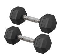 Ensemble D'haltères Ensemble De 2 Haltères De 5 Kg Chacun Hexagonaux Adapté À L'entraînement La Musculation L'haltérophilie À Domicile La Salle De Sport Helloshop26 12_0005409