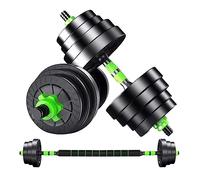 ensemble d'haltères, Ensemble d'haltères, ensemble de poids, paire, haltères réglables, barre et, fitness for salle sport(30kg(15kg*2))