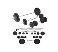 Ensemble d'haltères et barres d'haltères 90 kg