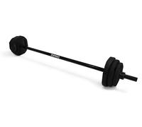 Ensemble d'haltères longs ZIPRO Body Pump - avec disques d'haltères et fermeture rapide, idéal pour la musculation, le fitness et la réduction de poids | Matériau d'acier robuste