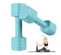 Ensemble d'haltères réglables - Construction en fer - Système de configuration de plusieurs poids - Poignée ergonomique - Accessoire de fitness portable - Pour l'entraînement en intérieur à la maison