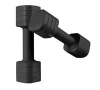 Ensemble d'haltères réglables : lot de 2 haltères réglables avec poignées antidérapantes | 2 lb, 3 lb, 4 lb, 5 lb, 5 lb, haltères d'exercice et de fitness | Poids de gym