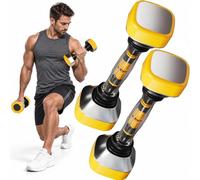 Ensemble d'Haltères Réglables Poids Vibrant 22-66 Lbs for Sport Maison | Équipement de Fitness à Résistance Dynamique for Entraînement Bras Poitrine Tronc Musculation Corps Entier