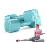 Ensemble d'haltères réglables pour femme | Poids pour salle de sport à domicile | 2 pièces d'haltères réglables avec poignée antidérapante | 0,9 kg, 1,4 kg, 1,8 kg, 2,3 kg, exercice et fitness, 4 en 1