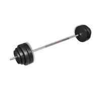 Ensemble d'haltères - vidaXL - 60 kg - Barre 165 cm - Noir