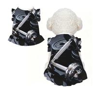 Ensemble d'haltères XS pour petits chiens - Tenue d'été mignonne pour chiot, doux et respirant