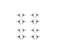 Ensemble d'hélice à 3 pales renforcé T2.2X2X3, 2.2 Pouces, Rotor en Polycarbonate for Drones de Course Pavo20 Pro et FPV (8CW + 8CCW)