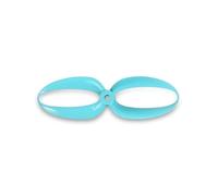 Ensemble d'hélice renforcé à 3 pales de 5,1 Pouces, Rotor en Polycarbonate Pur 5145 for Drones de Course FPV et Multi-rotors, Arbre de 5 mm (2CW + 2CCW)(Teal)