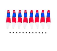 Ensemble d'hélices Pliantes renforcées 6030F-COLOR, optimisées acoustiquement for Les pièces de Maintenance de la Propulsion des Micro-Drones aériens et des quadricoptères (2 Paires)(Package F)