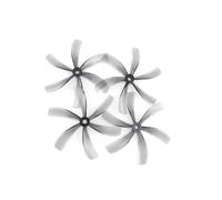 Ensemble d'hélices renforcées à 6 pales de 4 Pouces, Rotor en Polycarbonate 4040 for Drones Professionnels et systèmes électriques, Arbre de 5mm (6 Paires), 12 pièces