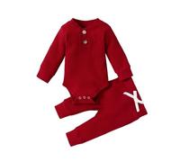 Ensemble d'hiver pour bébé - Barboteuse à manches longues - 2 pièces - Doux et confortable - Pour un usage quotidien