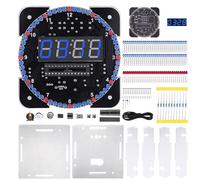 Ensemble D'horloge Électronique À 4 Chiffres Avec Réglage Automatique De La Luminosité Et Mémoire Mise Hors Tension Pour Les Laboratoires Scolaires Et Ensemble Soudure D'horloge Numérique