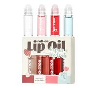 Ensemble D'huile À Lèvres Hydratante, Brillant Hydratant Longue Durée, Brillance Teintée Non Collante, Conception D'applicateur À Bille, Soin Nourrissant, Et Repulpant, Cadeau De Voyage, De Ma