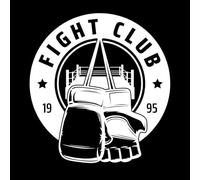 ensemble d'icônes de combats simples de boxe muay thaï Stickers muraux en vinyle 67.2x71.7cm Plusieurs tailles disponibles Blanc