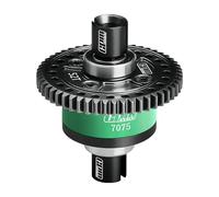 Ensemble différentiel complet en acier + alliage d'aluminium 7075 52T pour traîneaux Traxxas 1/8 4WD Monster Truck 95076-4 améliorations - Vert