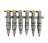 Ensemble d'injecteur de carburant d'origine, compatible pour la pelle CAT Caterpillar C7, moteur C9, 387-9433, 387-9434, 387-9436, 387-9427, 263-8218(6 pieces set)