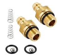 Ensemble D'injecteurs De Savon Chimique Pour Nettoyeur Haute Pression Barbes En Laiton Remplacement Clapets Anti-retour Jeu Joints Toriques À Ressort À Bille 190593GS