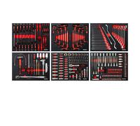 Ensemble D'Insert Outils Mephisto Avec Des Ecrous, Des Tournevis, Etc. En Mousse