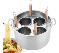 Ensemble D'inserts De Cuiseur De Pâtes À 4 Trous, Chaudière À Pâtes À Nouilles Spaghetti Commerciale Avec 4 Paniers, Machine De Cuisson De Nouilles