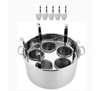 Ensemble d'inserts de cuisinière en acier inoxydable/ensemble commercial inoxydable avec séparateur et passoire(D,5 Holes)