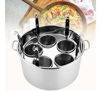 Ensemble d'inserts de cuisson 3/4/5 trous, en acier inoxydable avec panier-filtre, ustensile cuisine(5Holes)
