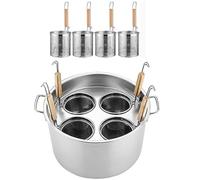 Ensemble d'inserts pour cuiseur à pâtes avec passoire et séparateur pour une cuisson efficace