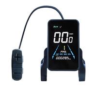 Ensemble d'instruments de vélo électrique universels avec écran lumineux Traqueurs de kilométrage Table de code électrique Installation universelle de tableaux de bord