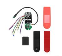 Ensemble d'instruments sans fil pour trottinette électrique Xiaomi 5 MAX avec surveillance de la vitesse, contrôle des clignotants et rapport d'état du système en temps réel (rouge)