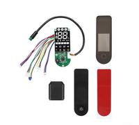 Ensemble d'instruments sans fil pour Xiaomi 5 MAX E-Scooter avec surveillance de la vitesse, contrôle des clignotants et rapport d'état du système en temps réel (noir)