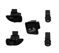 Ensemble d'interrupteurs pour scooter Piaggio, clignotants pour commandes d'allumage klaxon, construction en métal ABS, facile à installer pour la personnalisation du véhicule