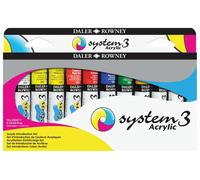 Daler Rowney – Set de peinture acrylique System3 – 10 x 22 ml – Introduction
