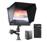 Ensemble Directeur III écran Full HD Walimex Pro (1 x Batterie, 1 x Bras articulé [18 cm], 1 x système antitorsion pour Bras articulé, avec Port HDMI et AV), Noir