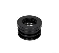 Ensemble direction complet 44mm 28.6mm installation pour facile | Joint en caoutchouc étanche, pour poussière et eau, performance pour durable, silence garanti(Black)