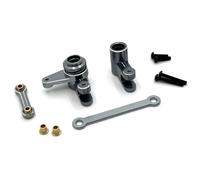 Ensemble Direction Métal pour MJX 10208 1/10 Pièce Mise À Niveau Voiture RC | Ensemble direction alu CNC pour contrôle directionnel précis voiture RC 1/10 et réactivité direction Pièces