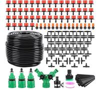 Ensemble D'irrigation De Jardin Flexible 50 M Arrosage Extérieur Assemblage Rapide Goutte À Goutte Des Économie D'eau En Plastique Arroseur Jardin