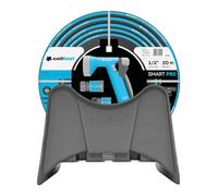 Ensemble d'irrigation Tuyau Cellfast Smart Pro ATS 1/2" 20m avec support mural pour tuyau d'arrosage, tuyau 4 couches 1/2", pulvérisateur pistolet, 2 x connecteur rapide, raccord universel