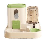 Ensemble distributeur automatique d'eau et de nourriture - Distributeur automatique de nourriture sèche et fontaine à boire pour chats | Volume de remplissage 2,5 litres et 3,5 litres pour les animaux