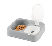 Ensemble distributeur de nourriture et d'eau pour chat | Gamelles 2 en 1 avec poids automatique de l'eau - Mangeoire et abreuvoir pour animaux de compagnie pour chats et petits chiens