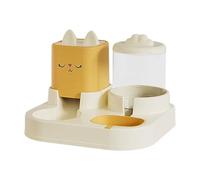 Ensemble Distributeur de Nourriture et d'eau pour Chat, mangeoire Automatique pour Chien et Eau | Distributeur d'eau Automatique 2 en 1, récipient Alimentaire - Double Bols avec Gourde, ma