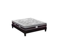 Ensemble DIVIN 180x200 cm - Matelas Ressorts ensachés + Sommier Bois