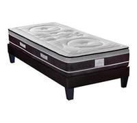 - Ensemble DIVIN 90x190 cm - Matelas Ressorts ensachés + Sommier Bois