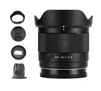 Ensemble d'objectifs autofocus compatibles avec la Monture Fujifilm X (15 mm, 25 mm, 35 mm et 56 mm, F1.7, APS-C)(AF 15mm F1.7 Air,XF)