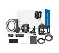 Ensemble d'objectifs macro pour smartphone avec zoom 10 x 20x et lumière de remplissage, améliorez vos compétences en photographie