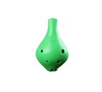 Ensemble d'ocarinas Alto C Ocarina Matière Plastique À Bouche Longue 6 Trous Avec Accessoires(Green)