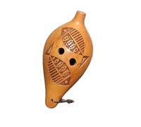 Ensemble d'ocarinas Mini Ocarina 10 Trous Avec Motif Poisson Et Oiseau Instrument Professionnel Traditionnel