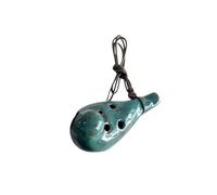 Ensemble d'ocarinas Ocarina En Forme D'oiseau À Six Trous Percés Et Réglés Manuellement Adapté Aux Débutants(Green)